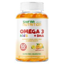 Suplemento SHIFAA NUTRITION Gomas Omega 3 para crianças sem gelatina Suplemento SHIFAA NUTRITION Gomas Omega 3 para crianças sem gelatina