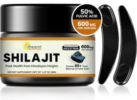 Suplemento Shilajit Resin Squared Nutrition - 600mg com Minerais