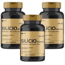 Suplemento Silício Orgânico 490Mg 60 Cápsulas Muwiz 3 Potes