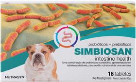 Suplemento Simbiosan Probiótico E Prebiótico Para Cães 16 Tabletes