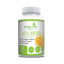 Suplemento Simple Life Nutrition Irish Sea Moss 1400 mg 60 ct Suplemento Simple Life Nutrition Irish Sea Moss 1400 mg 60 ct