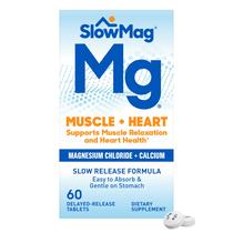 Suplemento SlowMag Muscle + Heart Magnésio com Cálcio 60ct