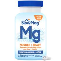 Suplemento SlowMag Muscle + Heart Magnesium com cálcio 180ct