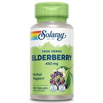 Suplemento SOLARAY Berry & Flower de sabugueiro 450 mg 100 ct Suplemento SOLARAY Berry & Flower de sabugueiro 450 mg 100 ct