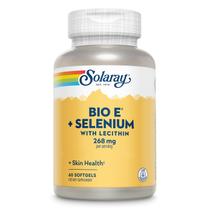 Suplemento SOLARAY Bio Vitamin E 400 UI (268 mg) com selênio Suplemento SOLARAY Bio Vitamin E 400 UI (268 mg) com selênio