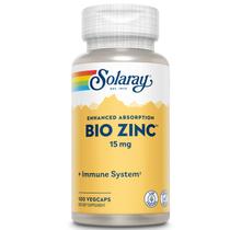 Suplemento SOLARAY Bio Zinc 15 mg Complexo Triplo de Zinco 100 Cápsulas Vegetais Suplemento SOLARAY Bio Zinc 15 mg Complexo Triplo de Zinco 100 Cápsulas Vegetais