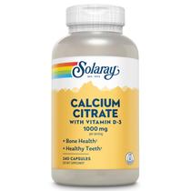 Suplemento Solaray Citrato de Cálcio com Vitamina D3 - 1000mg