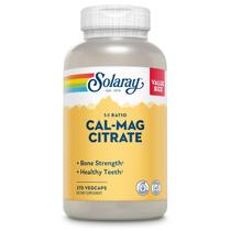 Suplemento SOLARAY Citrato de cálcio e magnésio 1000mg 1:1