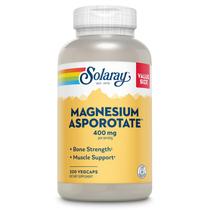Suplemento Solaray de asporotato de magnésio 400 mg para saúde óssea Suplemento Solaray de asporotato de magnésio 400 mg para saúde óssea
