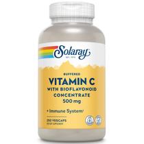 Suplemento SOLARAY de vitamina C tamponada 500 mg 250 cápsulas vegetais Suplemento SOLARAY de vitamina C tamponada 500 mg 250 cápsulas vegetais