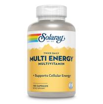 Suplemento Solaray duas vezes ao dia Multi Energy 120 ct