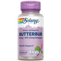 Suplemento Solaray Extrato de Raiz de Butterbur - 50mg - 60 Comprimidos