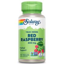 Suplemento SOLARAY Folhas de framboesa vermelha 400 mg 100 cápsulas Suplemento SOLARAY Folhas de framboesa vermelha 400 mg 100 cápsulas