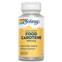 Suplemento Solaray Food: Caroteno, vitamina A, 25.000 UI, 50 ct Suplemento Solaray Food: Caroteno, vitamina A, 25.000 UI, 50 ct
