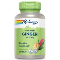 Suplemento SOLARAY Ginger Root 1100mg para digestão 180 cápsulas vegetais
