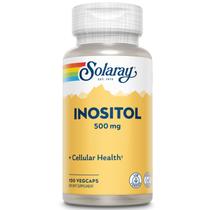 Suplemento SOLARAY Inositol 500 mg 100 cápsulas veganas sem OGM