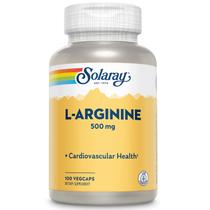 Suplemento SOLARAY L-Arginina 500 mg de óxido nítrico 100 cápsulas Suplemento SOLARAY L-Arginina 500 mg de óxido nítrico 100 cápsulas