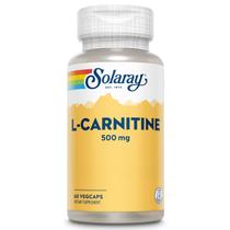 Suplemento SOLARAY L-Carnitina 500 mg de aminoácido de forma livre