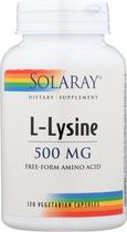 Suplemento Solaray L-Lisina 500 mg 120 cápsulas Suplemento Solaray L-Lisina 500 mg 120 cápsulas