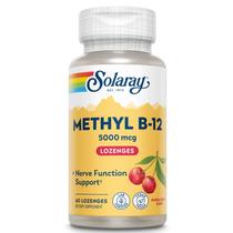 Suplemento SOLARAY Metil B12 Lozenge Cherry 5000 mcg 60 ct Suplemento SOLARAY Metil B12 Lozenge Cherry 5000 mcg 60 ct