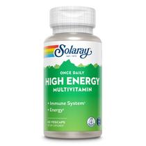 Suplemento Solaray, multivitamínico de alta energia, uma vez por dia, 60 cápsulas vegetais