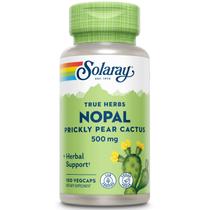 Suplemento SOLARAY Nopal Prickly Pear Cactus 500 mg 100 cápsulas vegetais