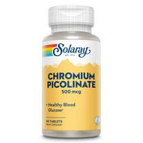 Suplemento SOLARAY, picolinato de cromo, 500 mcg, comprimidos, 60 unidades