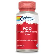 Suplemento SOLARAY PQQ 10mg para celular, coração e cognição Suplemento SOLARAY PQQ 10mg para celular, coração e cognição