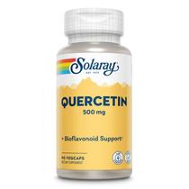Suplemento Solaray Quercetina 500mg - 90 Cápsulas - Suporte para Sinusite Suplemento Solaray Quercetina 500mg - 90 Cápsulas - Suporte para Sinusite