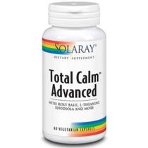 Suplemento Solaray Total Calm Advanced 60 cápsulas vegetais
