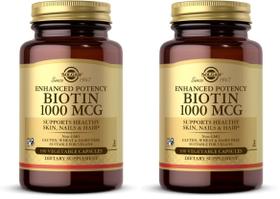 Suplemento Solgar Biotina 1000 mcg 100 cápsulas, pack de 2
