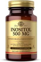 Suplemento SOLGAR: cápsulas vegetais de inositol 500 mg (100 unidades)