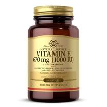 Suplemento Solgar de Vitamina E 670 mg (1000 UI), 100 cápsulas gelatinosas