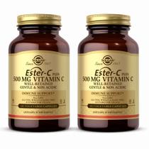 Suplemento SOLGAR Ester-C Plus 500 mg de vitamina C 100 cápsulas x2