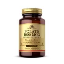 Suplemento Solgar Folate 1000mcg 120 comprimidos - vegano