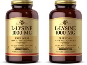 Suplemento Solgar L-Lisina 1000 mg 500 comprimidos veganos Suplemento Solgar L-Lisina 1000 mg 500 comprimidos veganos