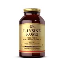 Suplemento Solgar L-Lisina 500mg 250 cápsulas vegetais
