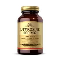 Suplemento Solgar L-Tirosina 500mg - 100 Cápsulas Vegetais