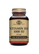 Suplemento Solgar Vitamina D3 25mcg (1000 UI) - 250 Cápsulas Suplemento Solgar Vitamina D3 25mcg (1000 UI) - 250 Cápsulas