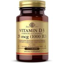 Suplemento SOLGAR Vitamina D3 25mcg (1000 UI) 90 comprimidos