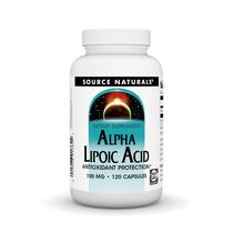 Suplemento Source Naturals Ácido Alfa Lipóico 100mg - 120 cápsulas Suplemento Source Naturals Ácido Alfa Lipóico 100mg - 120 cápsulas