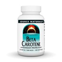 Suplemento Source Naturals Beta Carotene 25000 UI 250 Cápsulas Gelatinosas Suplemento Source Naturals Beta Carotene 25000 UI 250 Cápsulas Gelatinosas