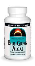 Suplemento Source Naturals Blue Green Algae - 500mg - 200 Comprimidos Suplemento Source Naturals Blue Green Algae - 500mg - 200 Comprimidos