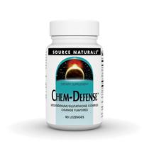 Suplemento Source Naturals Chem-Defense 90 Pastilhas de Laranja