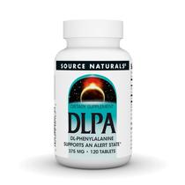 Suplemento Source Naturals DLPA DL-fenilalanina 375 mg 120 comprimidos Suplemento Source Naturals DLPA DL-fenilalanina 375 mg 120 comprimidos