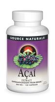 Suplemento Source Naturals: Extrato de Açaí, 500 mg, cápsula x120