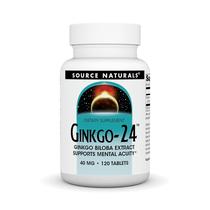 Suplemento Source Naturals Ginkgo-24 Ginkgo Biloba 40 mg 120 comprimidos