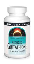 Suplemento Source Naturals Glutationa 50 mg para fígado 30 comprimidos Suplemento Source Naturals Glutationa 50 mg para fígado 30 comprimidos