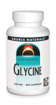 Suplemento Source Naturals Glycine 500mg - 200 cápsulas Suplemento Source Naturals Glycine 500mg - 200 cápsulas