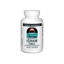 Suplemento Source Naturals L-Arginina L-Citrulina 1.000 mg